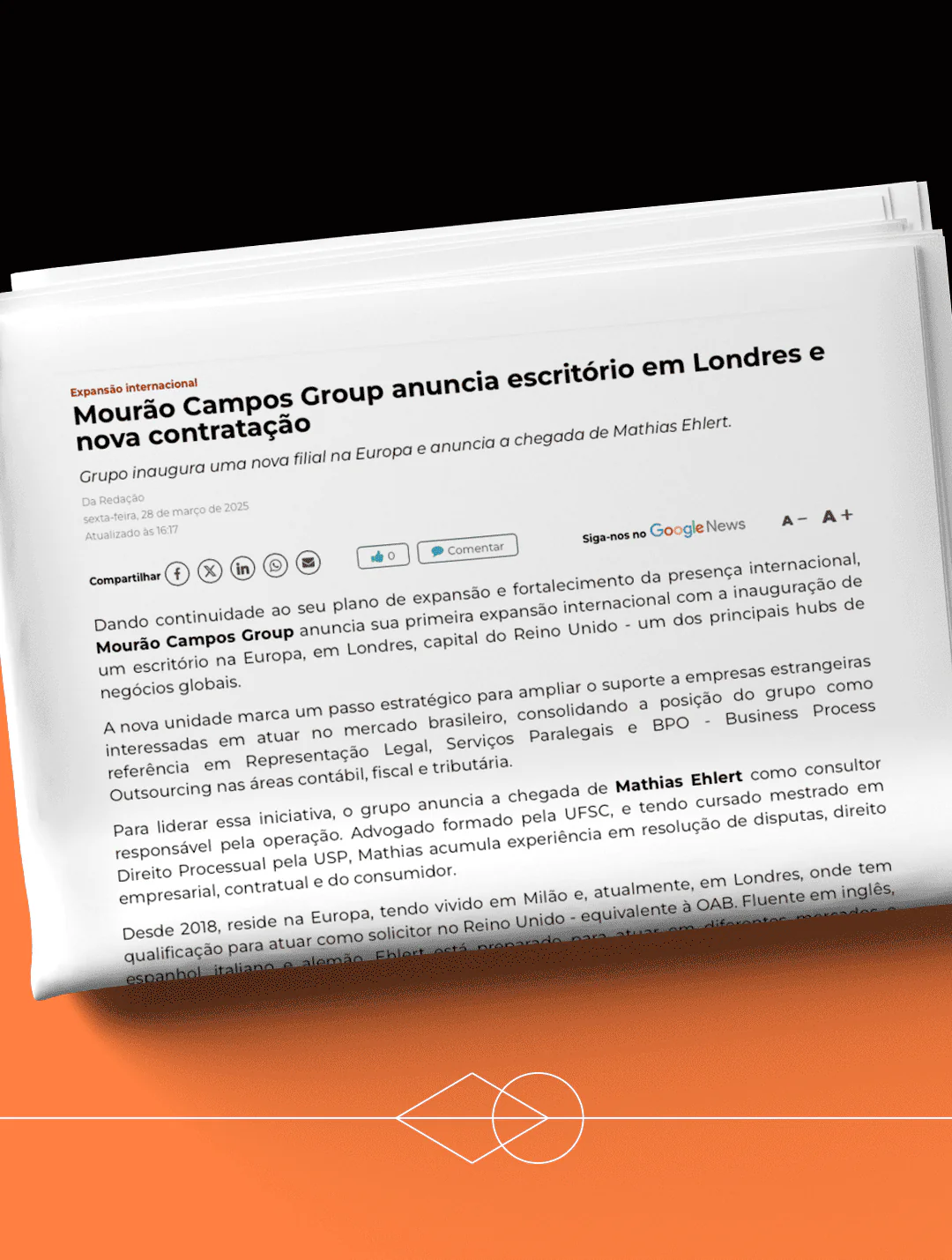 What's New 4 Mourão Campos Group – Na mídia